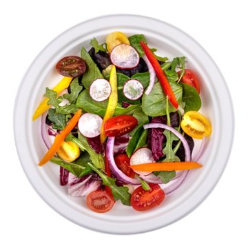 Elegant Living by H-E-B 8.5" Round Paper Plates, 60 ct