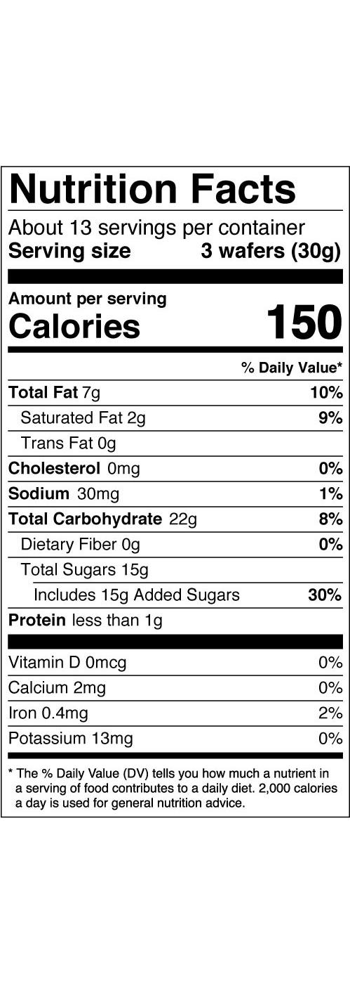 Voortman Coconut Creme Wafers; image 2 of 2