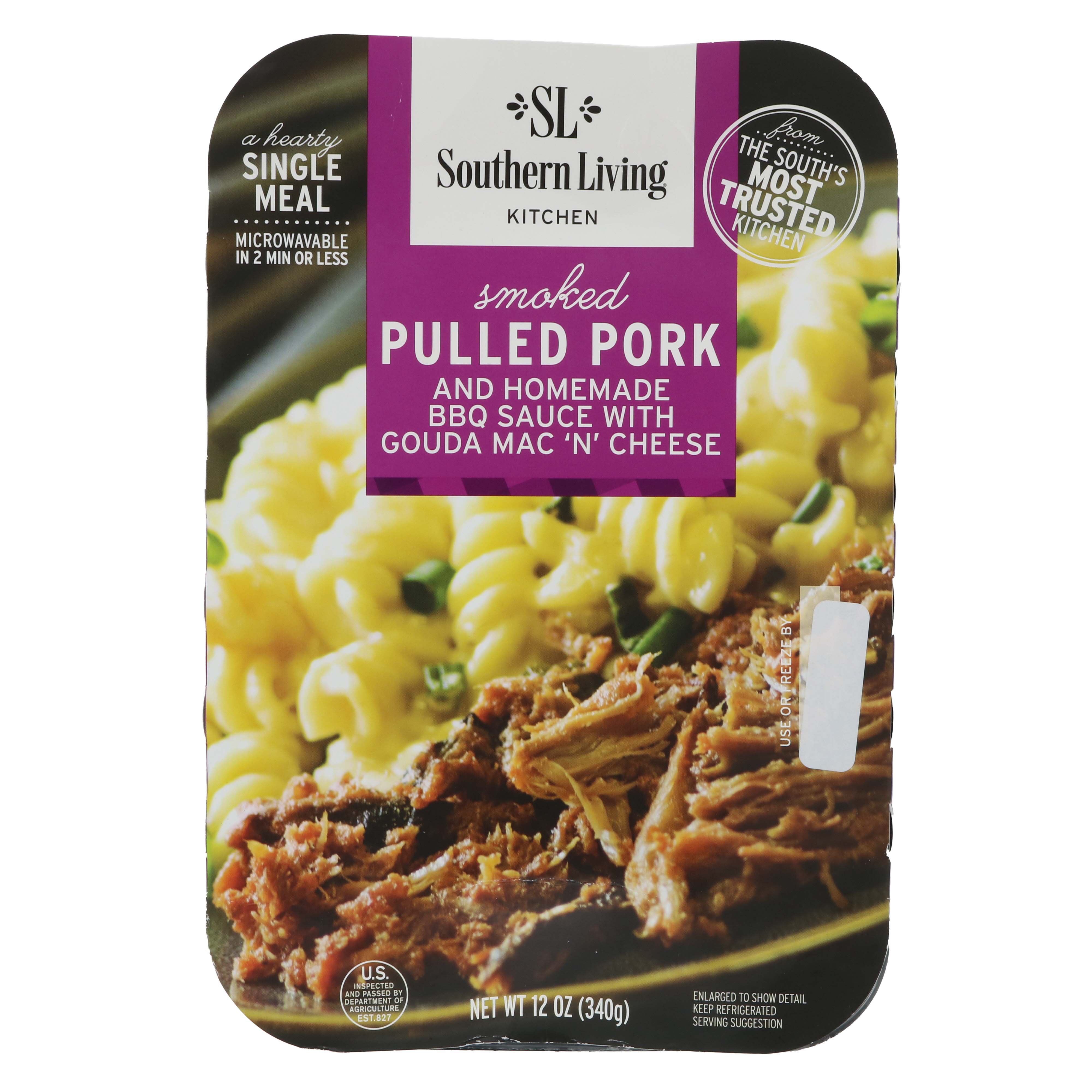 Southern Living Smoked Pulled Pork With Gouda Mac N Cheese Shop Entrees Sides At H E B