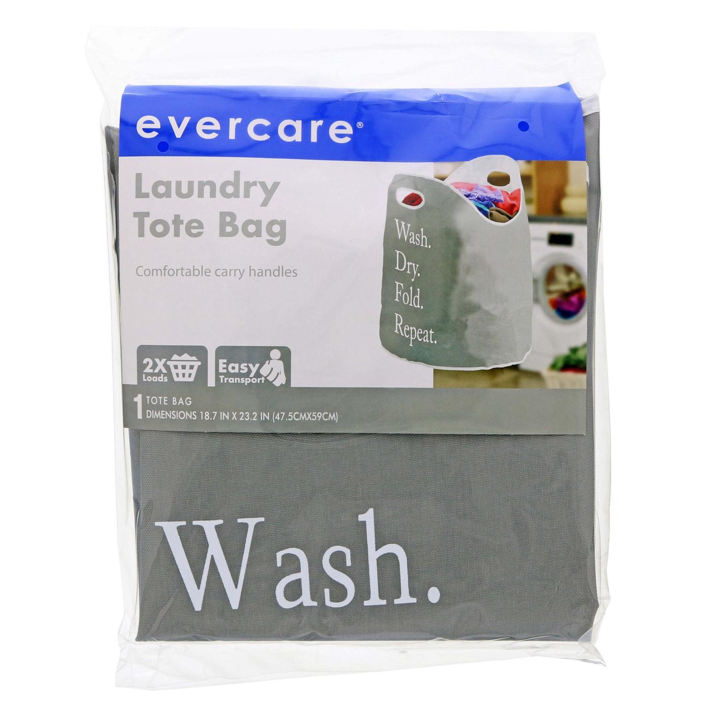 Evercare Laundry Tote Bag - Gray; image 1 of 2