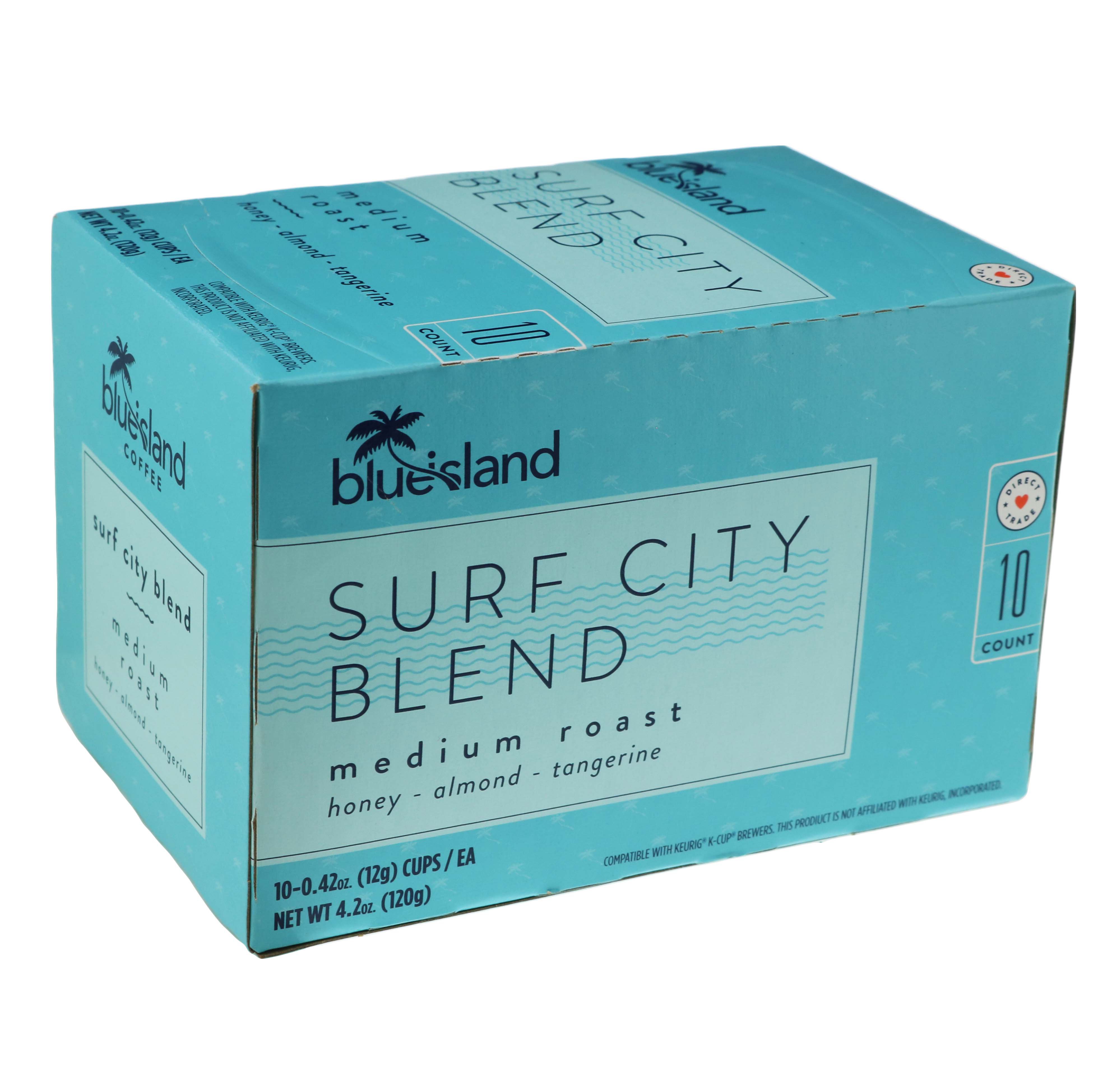 Blue Island Surf City Blend Medium Roast Single Serve Coffee K Cups