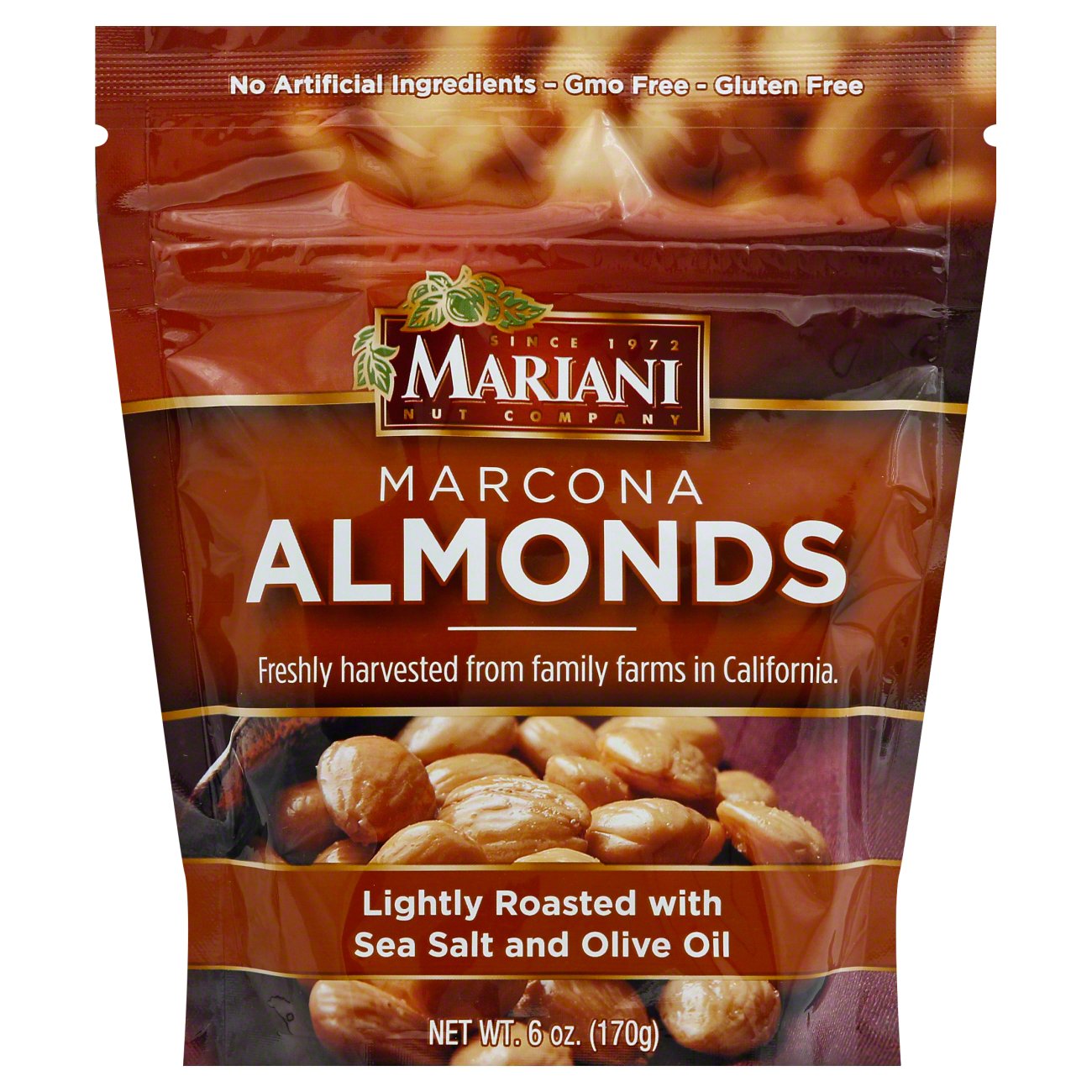 Mariani Marcona Almonds Lightly Roasted with Sea Salt & Olive Oil