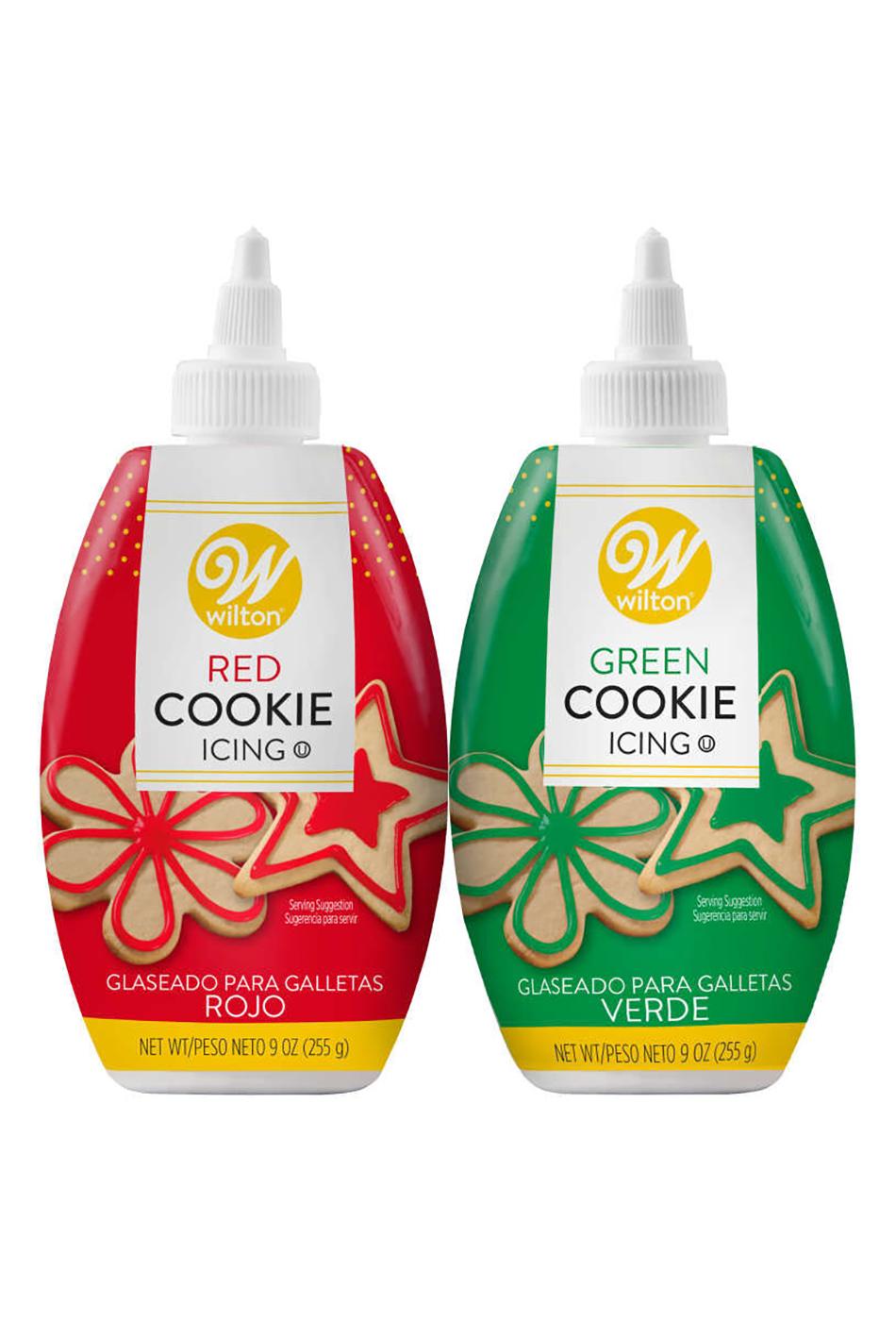 Wilton Red and Green Cookie Icing Set; image 4 of 4