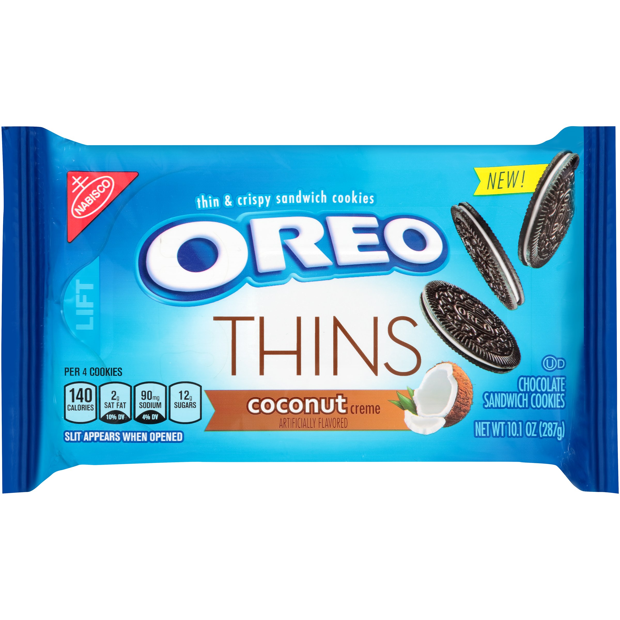 Nabisco Oreo Thins Coconut Creme Sandwich Cookies Shop Cookies at HEB