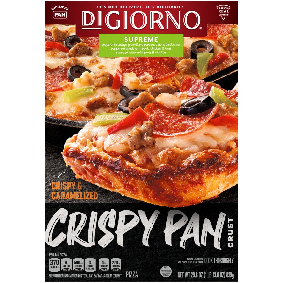 DiGiorno Supreme Crispy Pan Frozen Pizza Shop Pizza at HEB