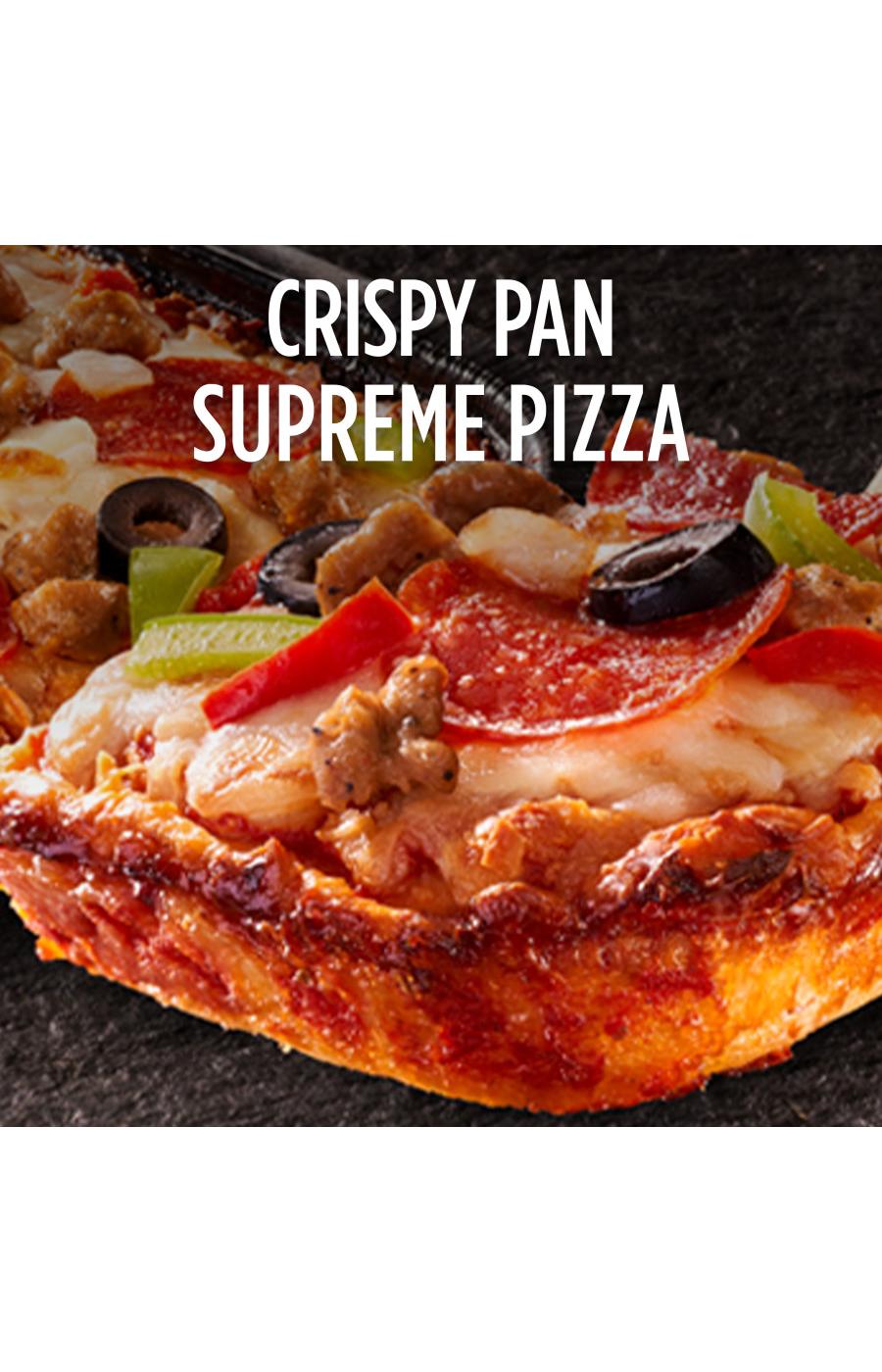 DiGiorno Supreme Crispy Pan Frozen Pizza; image 3 of 5