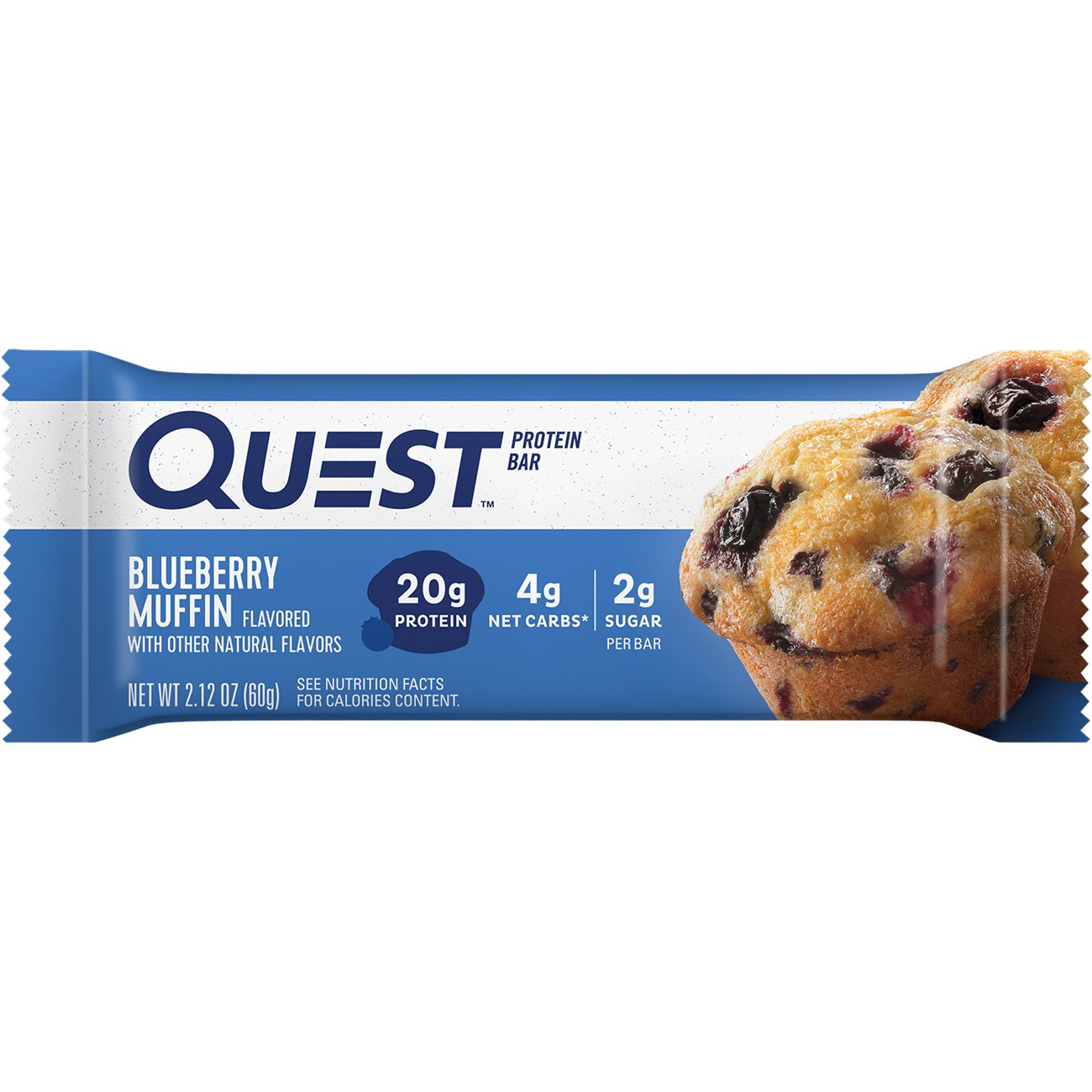 Quest Blueberry Muffin Protein Bar Shop Granola & Snack Bars at HEB