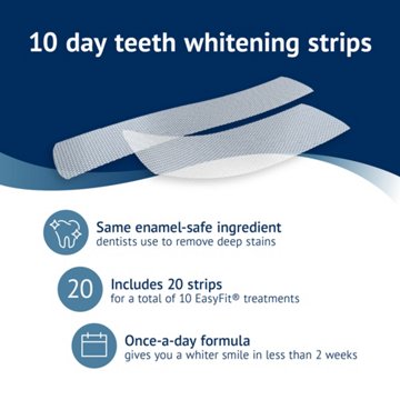 H-E-B Gleaming White 10 Day Whitening Treatment, 10 ct