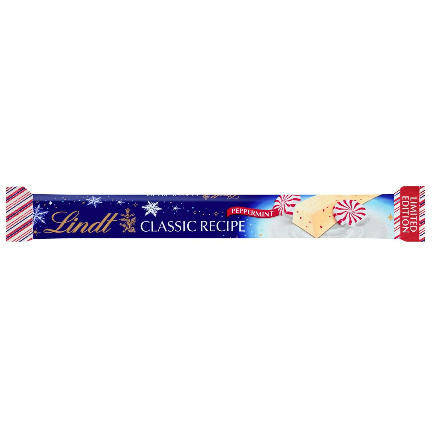 Lindt Classic Recipe White Chocolate Peppermint Christmas Stick; image 1 of 3