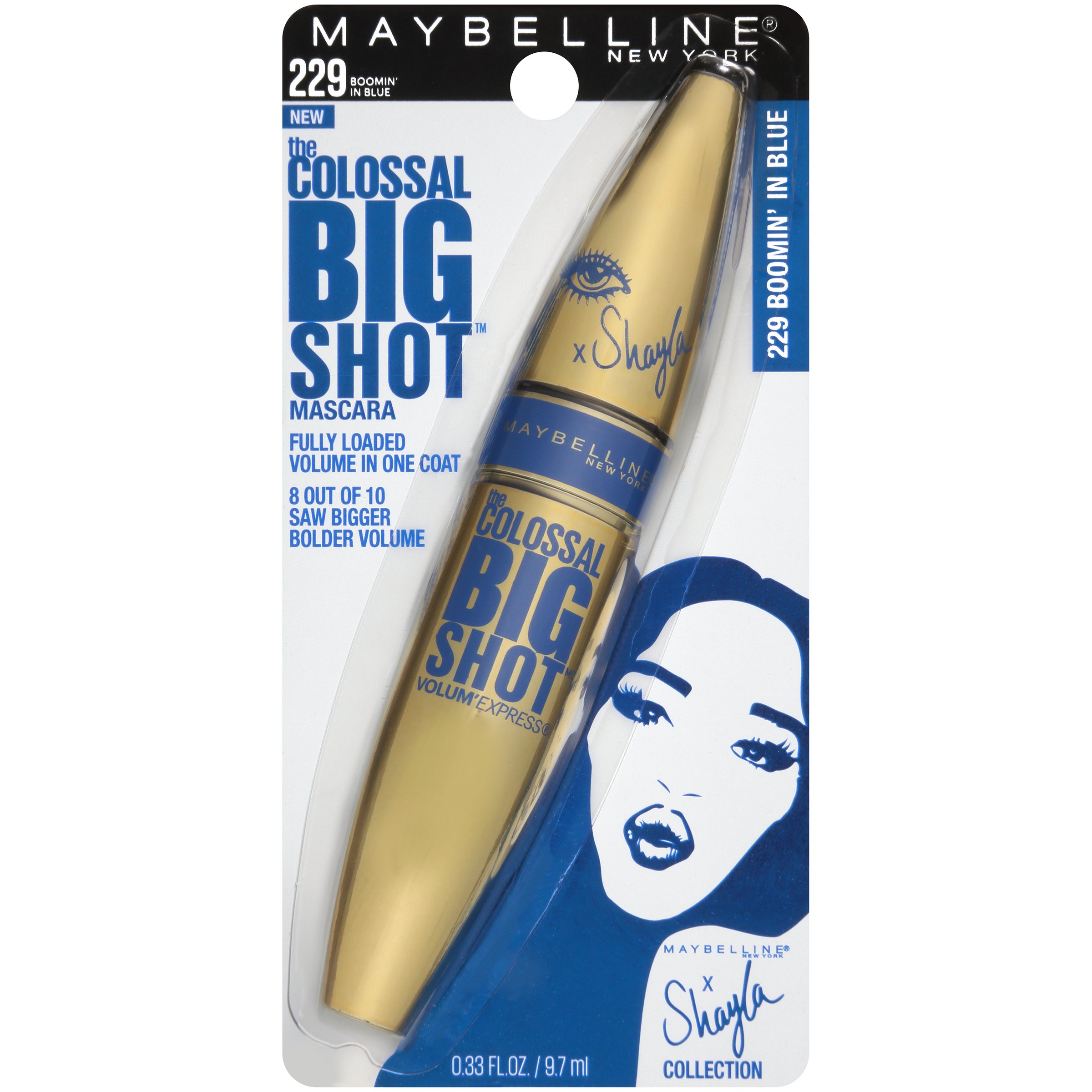 Rynke panden nordøst Betydning Maybelline Volum' Express The Colossal Big Shot Mascara x Shayla, Boomin'  in Blue - Shop Mascara at H-E-B
