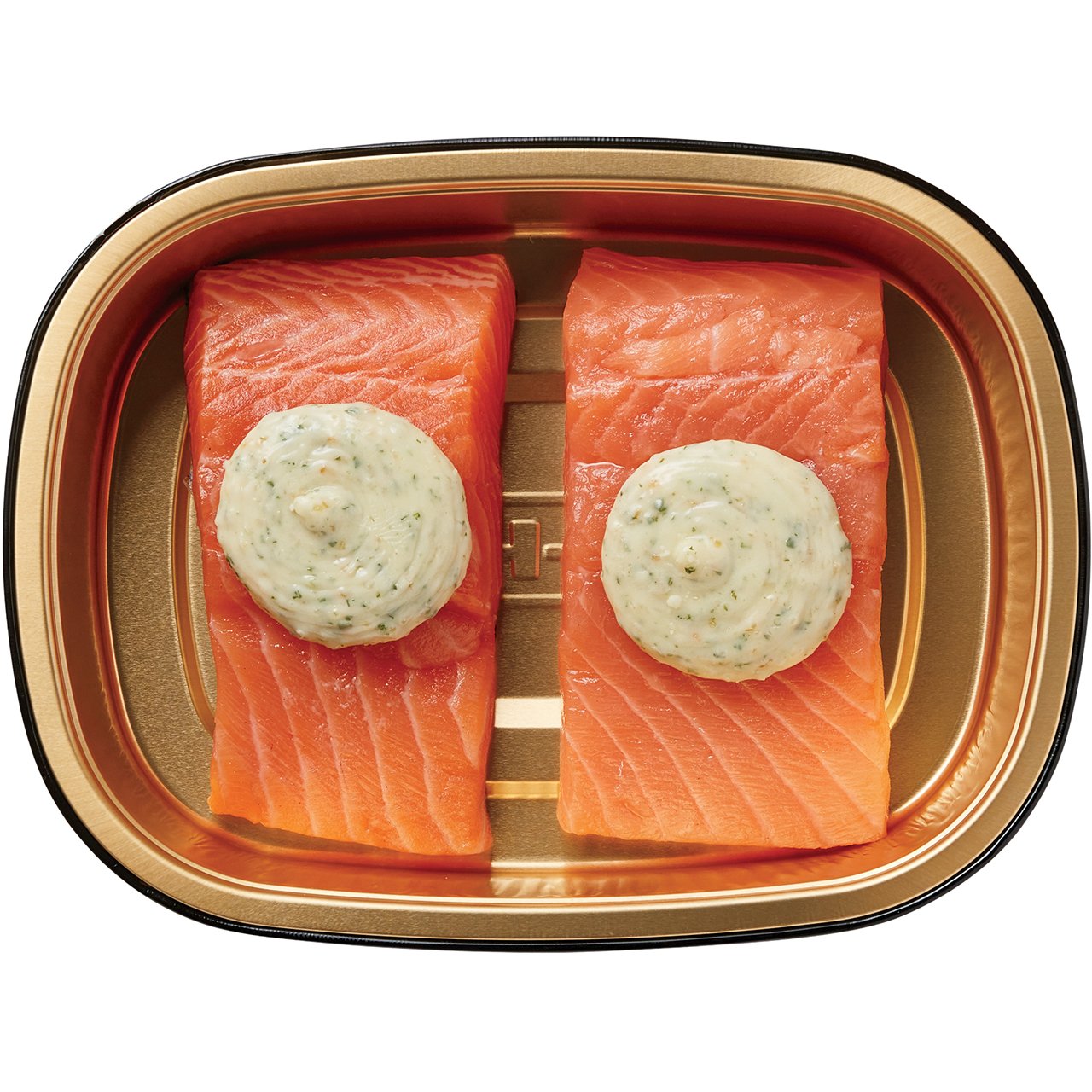 Meal Simple By H-E-B Atlantic Salmon Portions - Garlic Butter - Shop ...