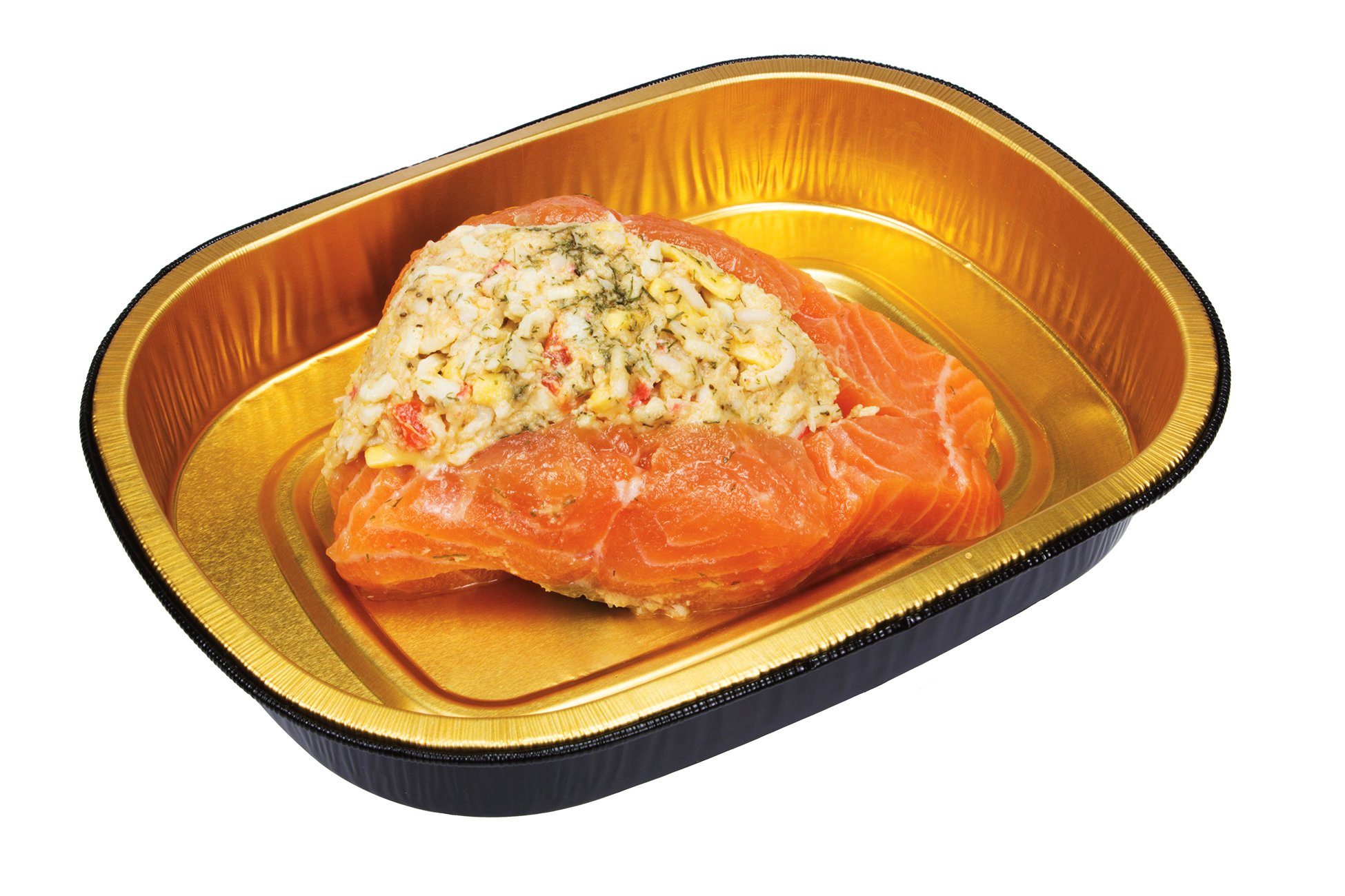 H-E-B Meal Simple Stuffed Atlantic Salmon Original - Shop Entrees ...