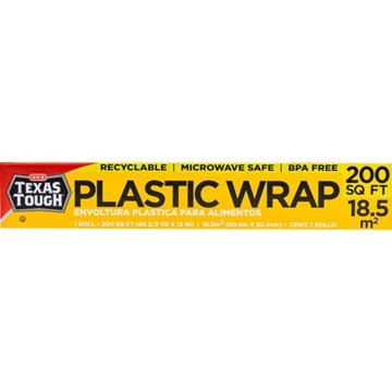 H-E-B Texas Tough Plastic Wrap, 200 sq ft