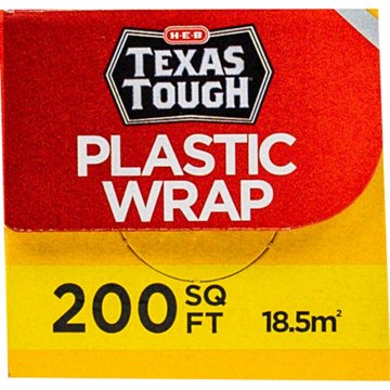 H-E-B Texas Tough Plastic Wrap, 200 sq ft