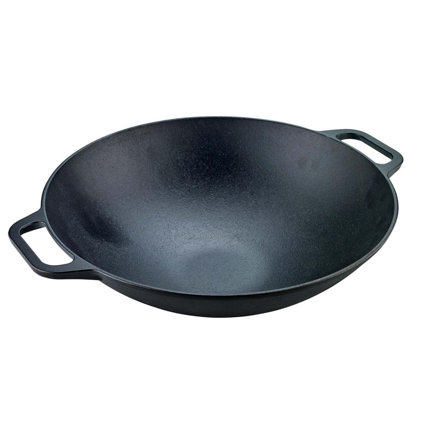 Cocinaware PreSeasoned Cast Iron Wok Shop Frying pans & griddles at