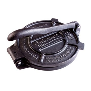 Cocinaware Pre-Seasoned Cast Iron Tortilla Press, 8"
