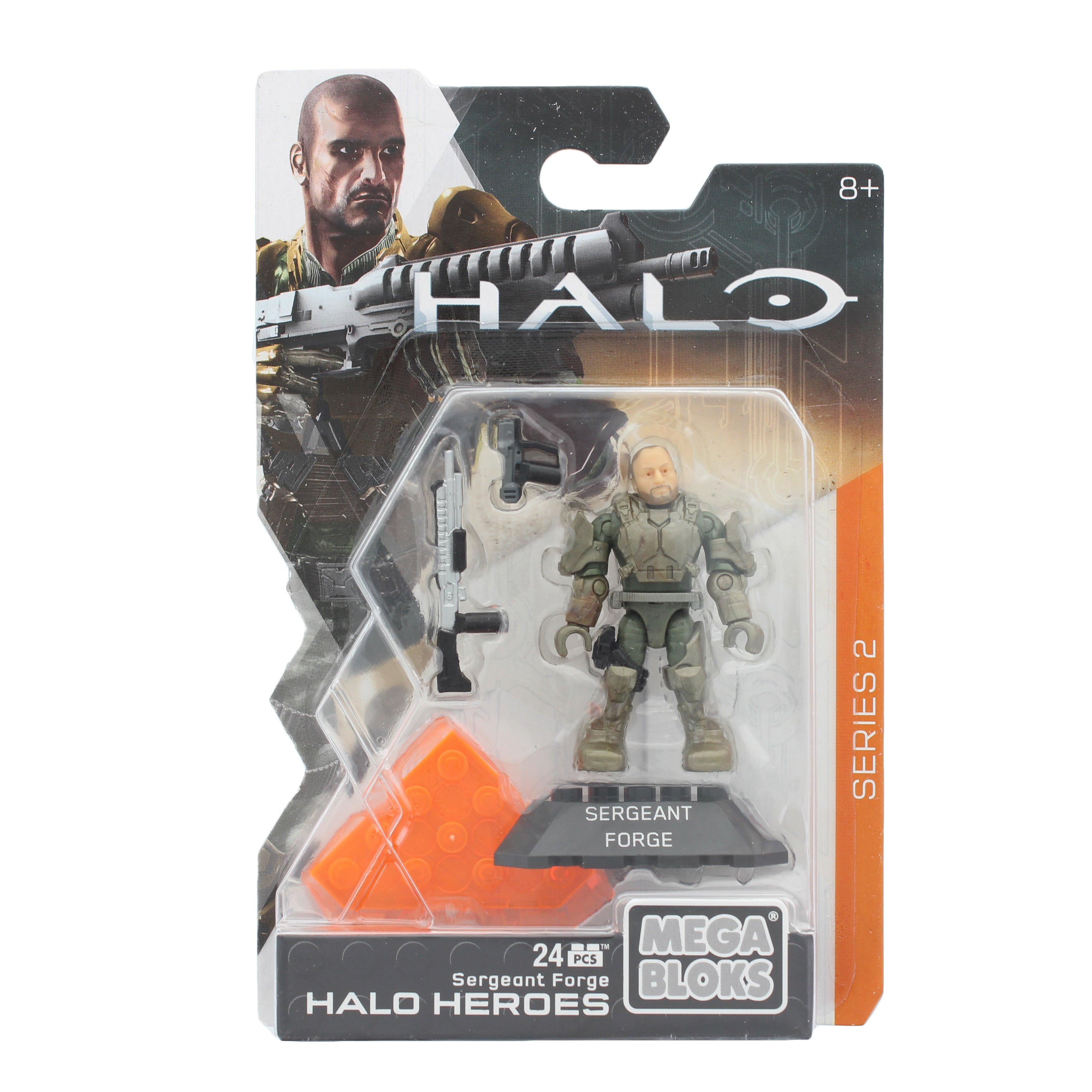 Mega Bloks Halo Heroes Series 2 Sergeant Forge Figure Set DPJ77 NISB