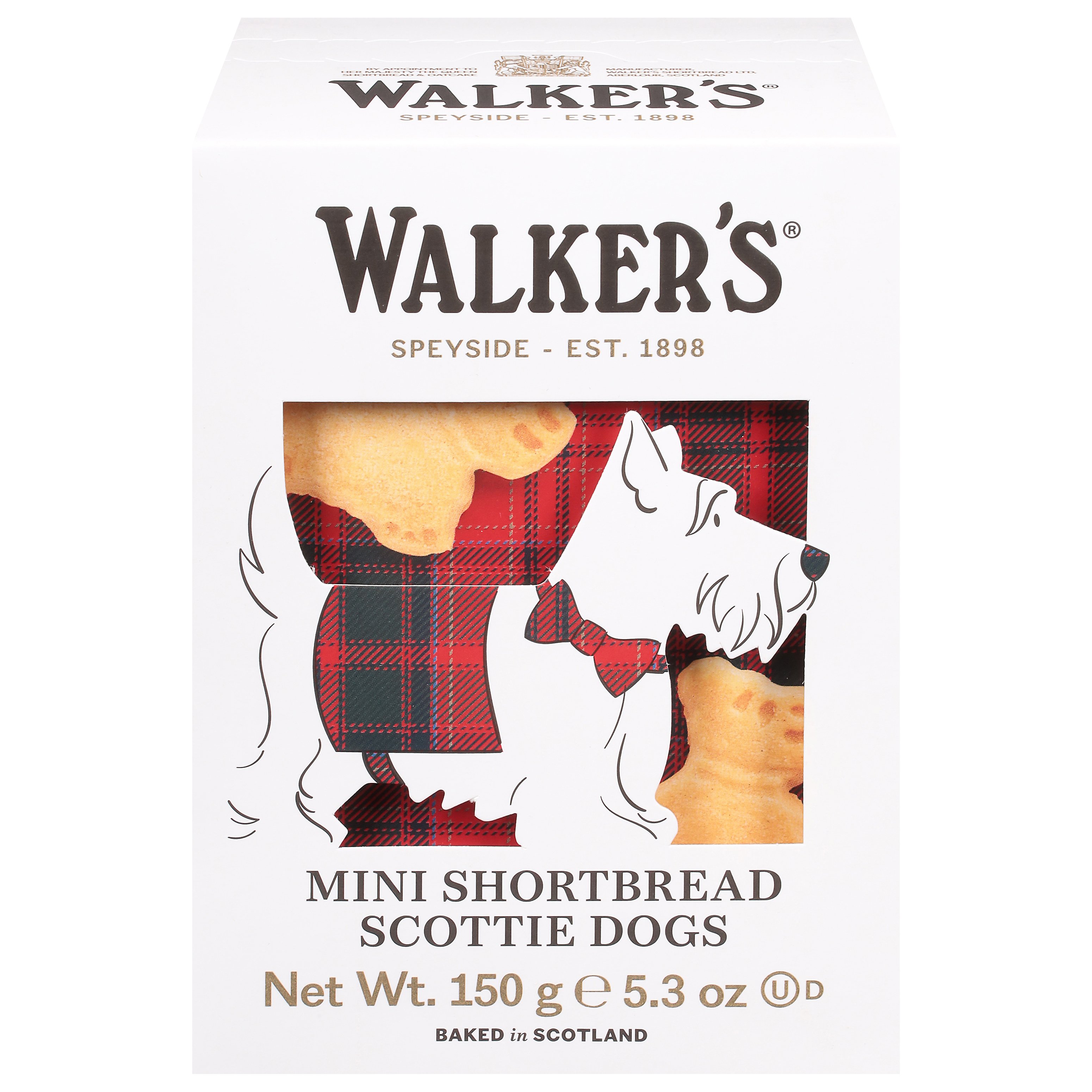 Walkers Mini Scottie Dog Shortbread Cookies Shop Cookies at HEB