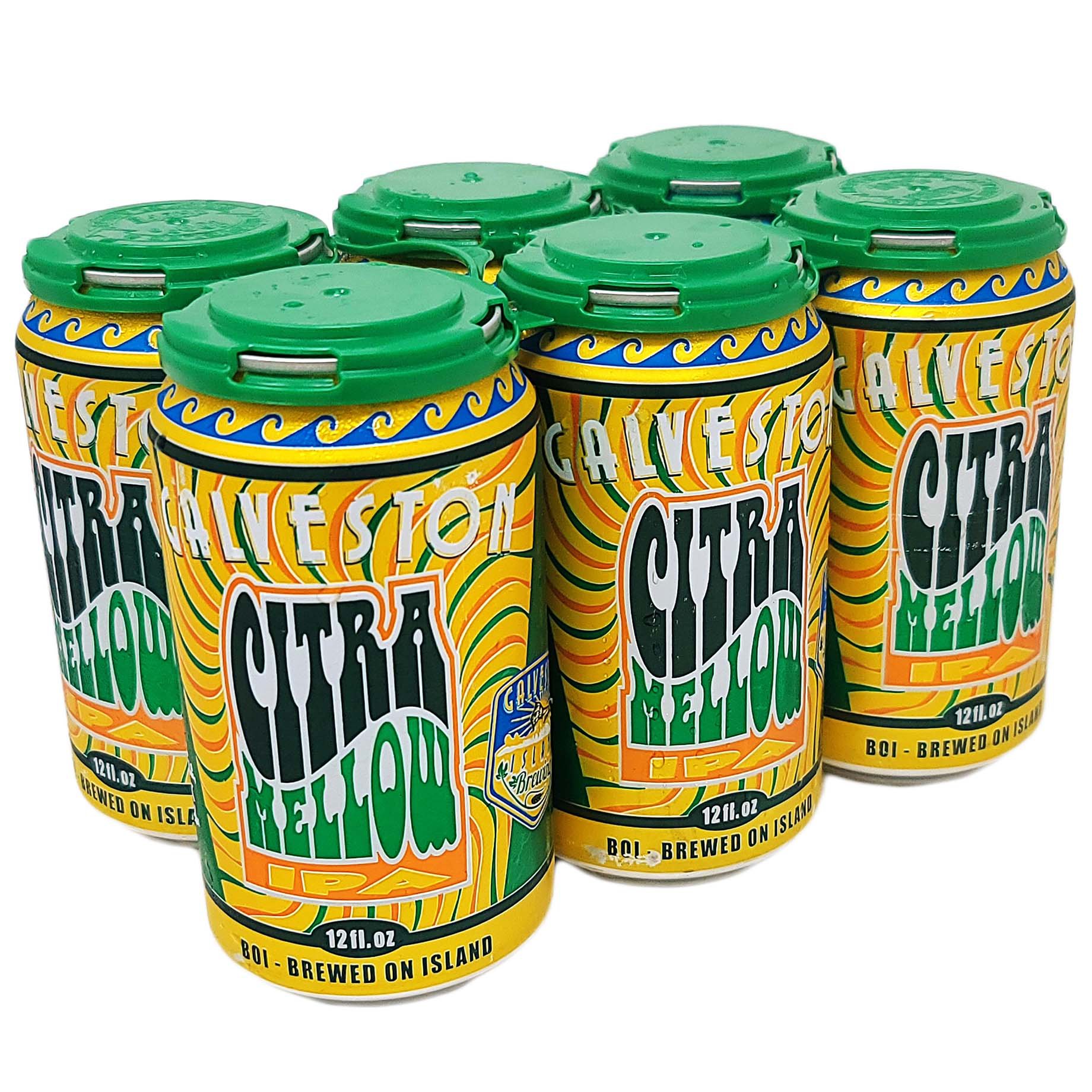 Galveston Island Brewing Citra Mellow IPA Beer 12 oz Cans Shop Beer