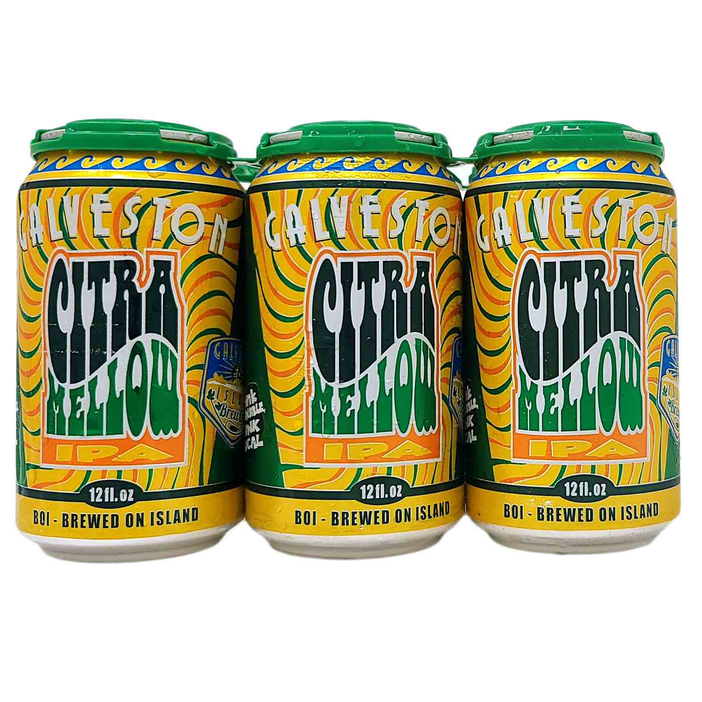 Galveston Island Brewing Citra Mellow IPA Beer 12 oz Cans Shop Beer