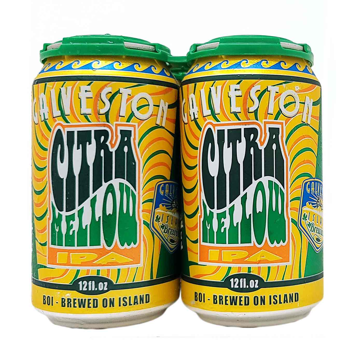 Galveston Island Brewing Citra Mellow IPA Beer 12 oz Cans Shop Beer
