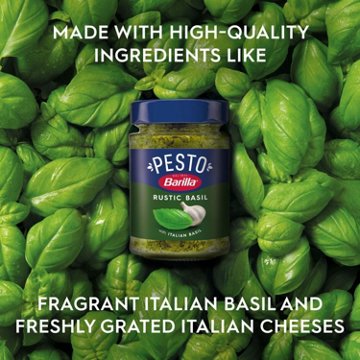 Barilla Rustic Basil Pesto Sauce & Spread, 6.5 oz