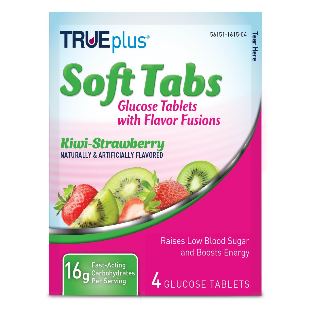True Plus Soft Tab Glucose Shop - H-E-B Kiwi-Strawberry Insulin at 