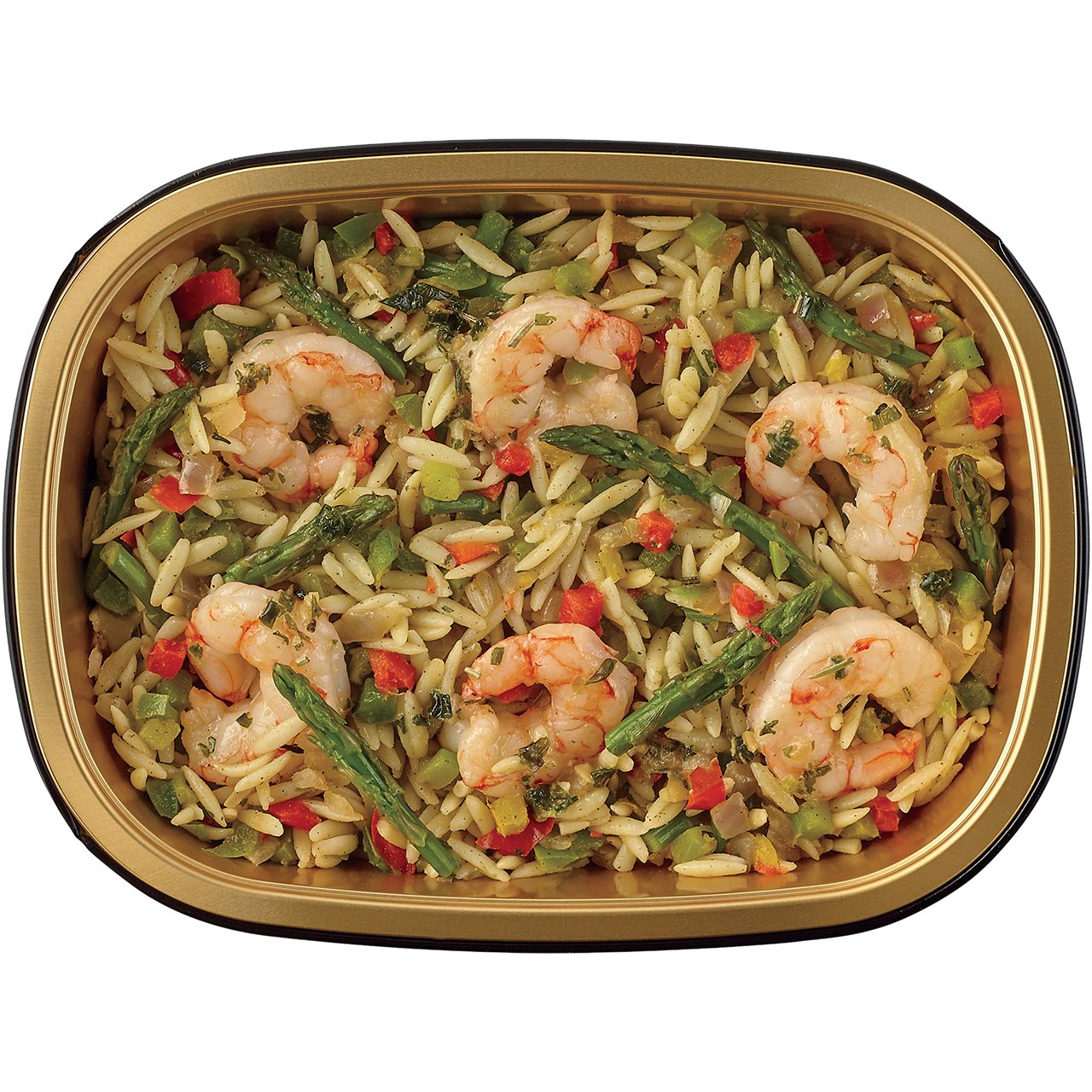Meal Simple by HEB Shrimp & Orzo Pasta Primavera Shop Entrees