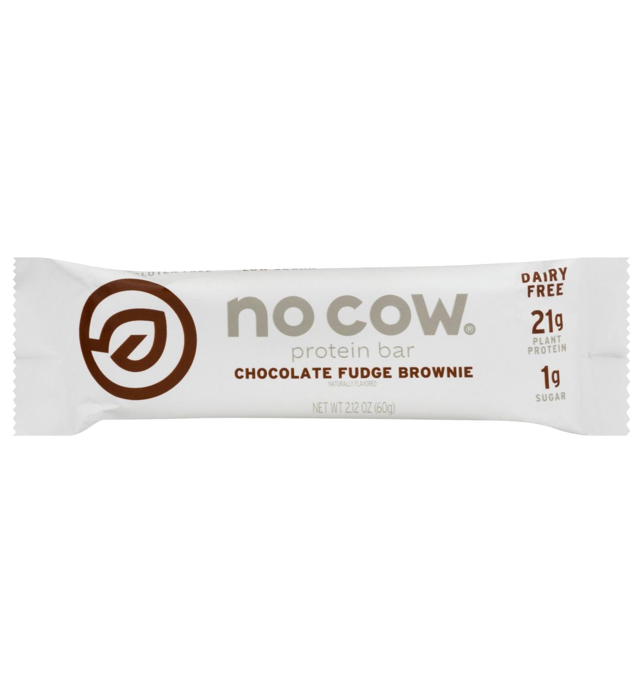 No Cow Dairy-Free 21g Protein Bar - Chocolate Fudge Brownie; image 1 of 2