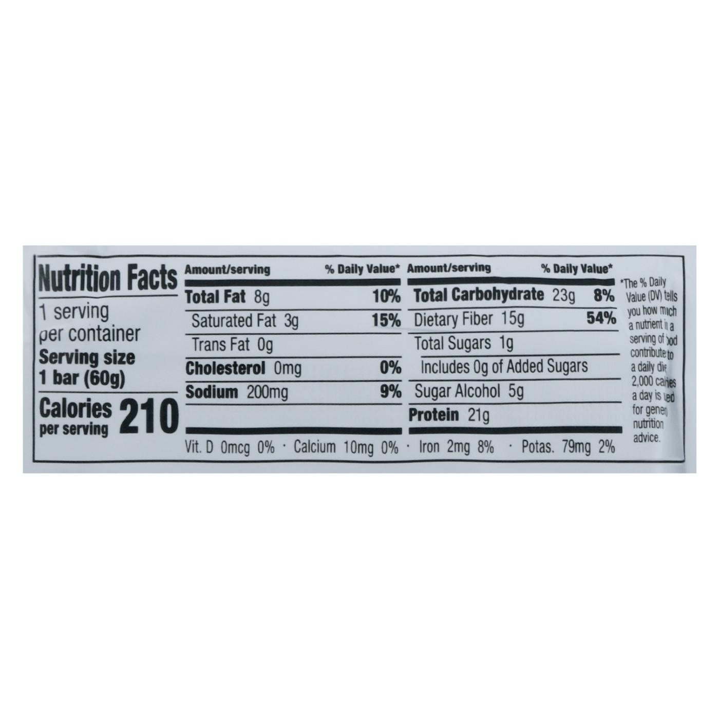 No Cow Dairy-Free 21g Protein Bar - Chocolate Fudge Brownie; image 2 of 2