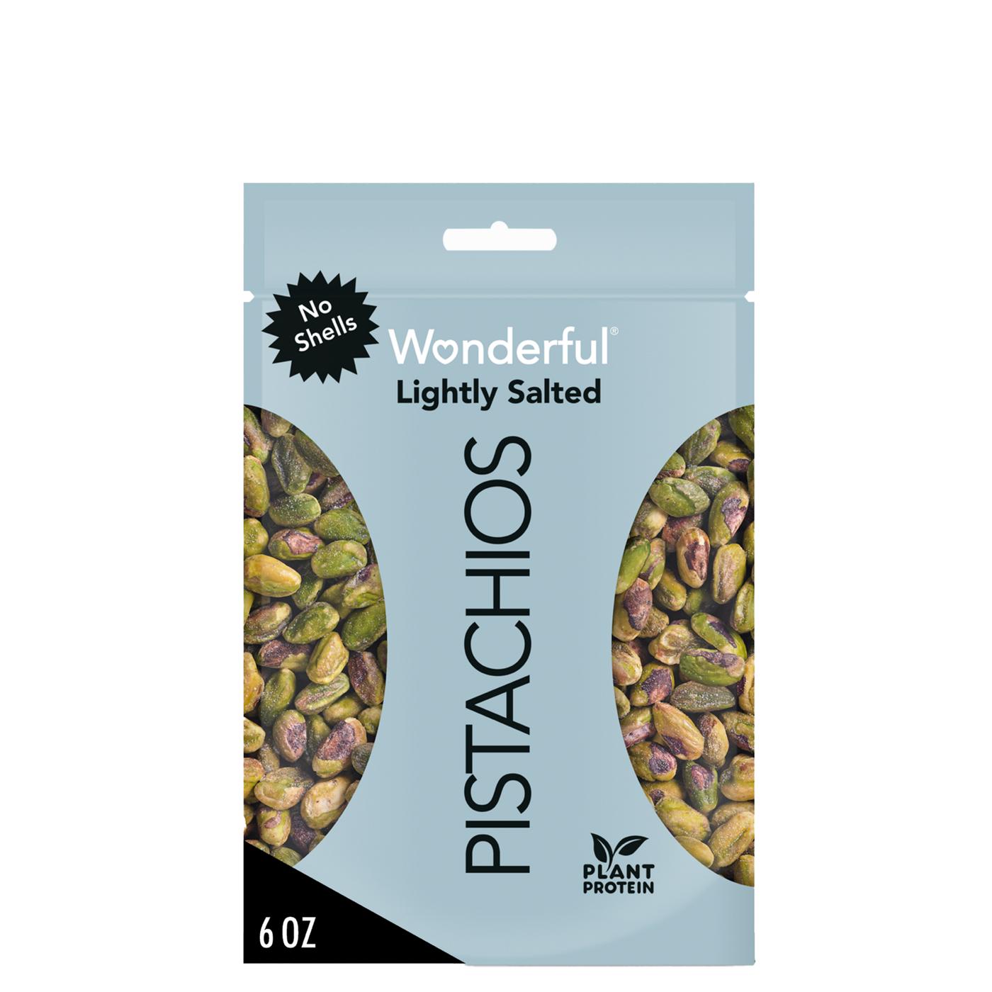 Wonderful Lightly Salted No Shell Pistachios; image 1 of 7