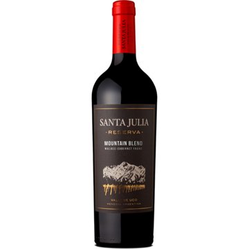 Santa Julia Reserva Mountain Blend Argentina Red Wine, 750 mL