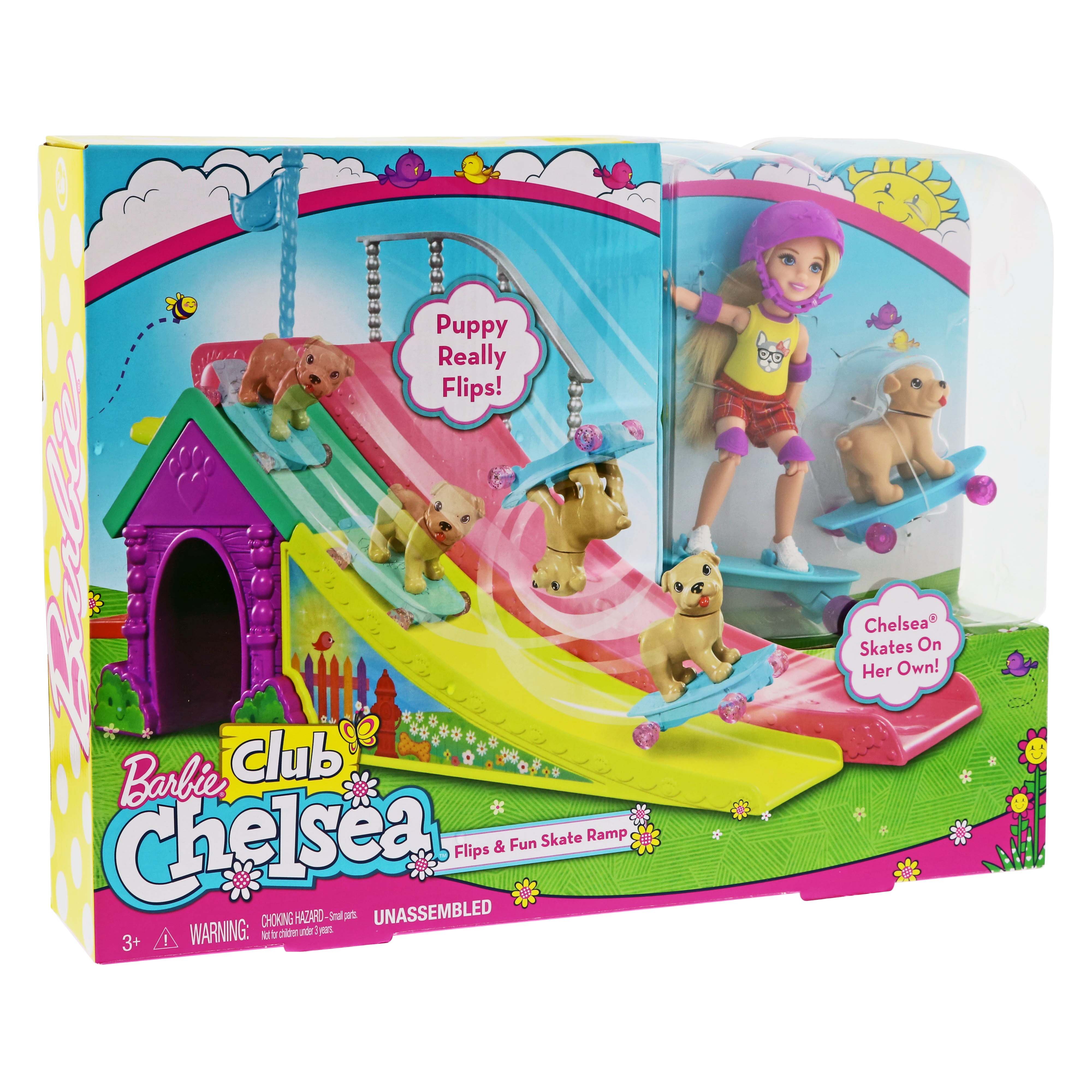 Barbie Club Chelsea Flip and Fun Skate Ramp