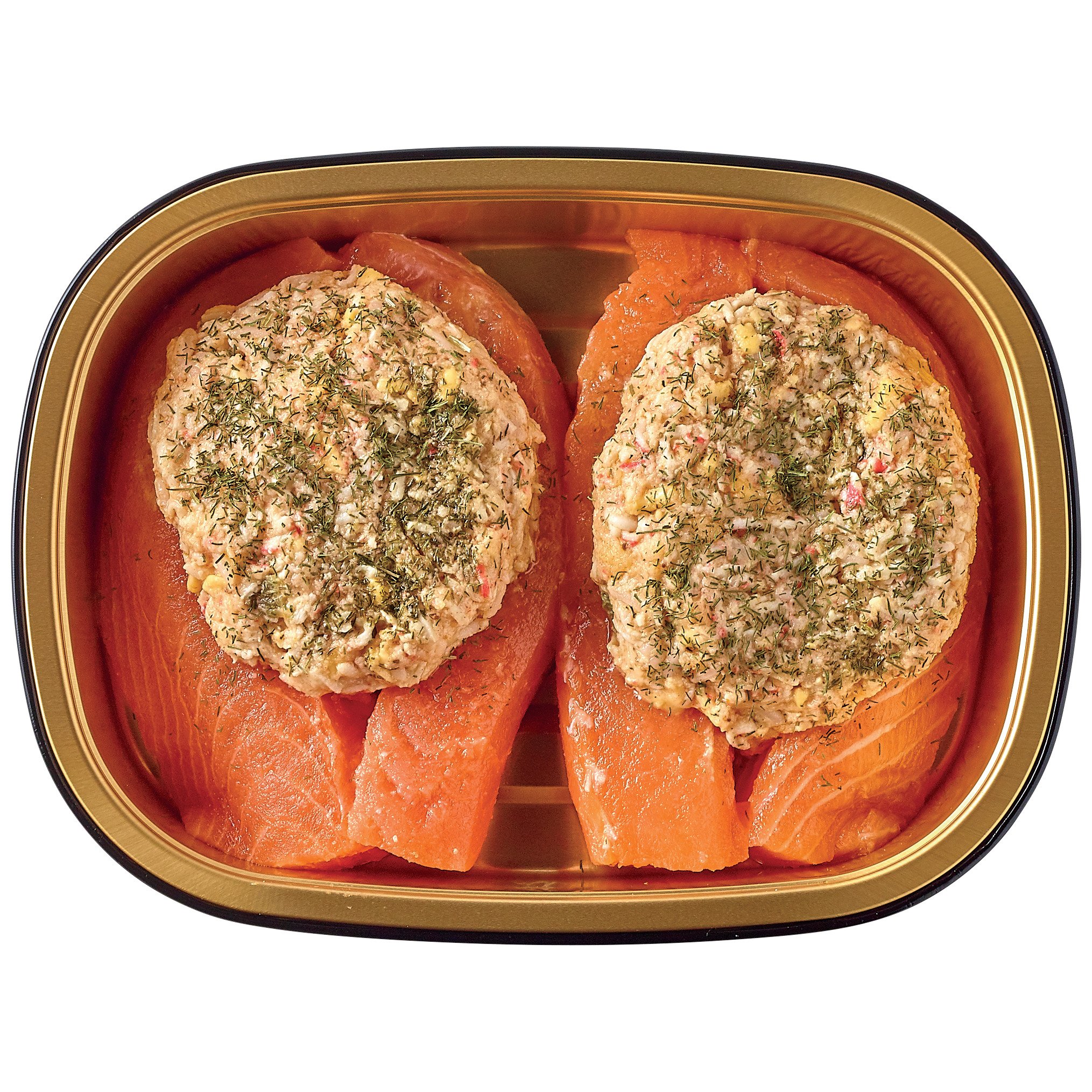 H-E-B Meal Simple Stuffed Atlantic Salmon - Shop Entrees & Sides At H-E-B