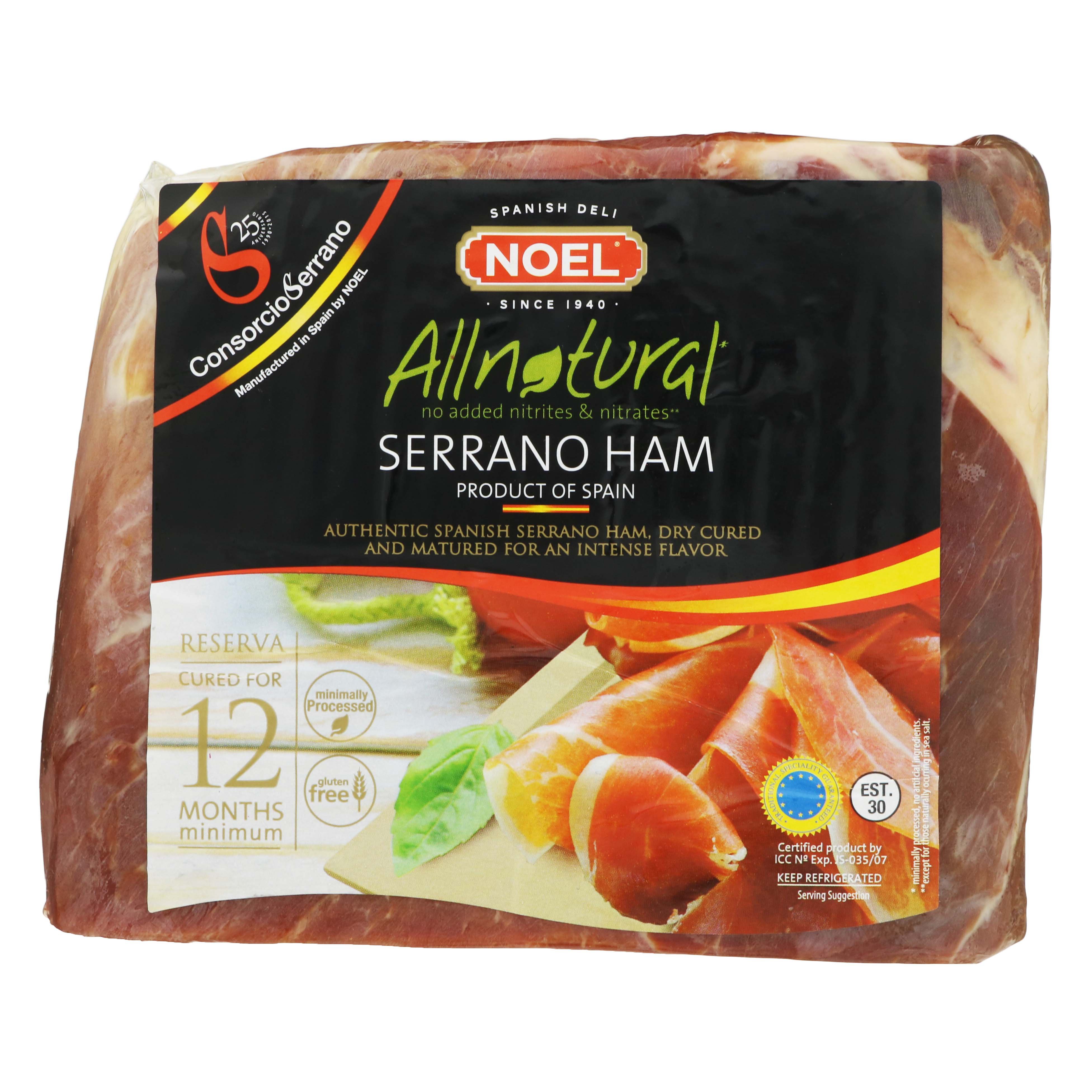 Noel Serrano Ham All Natural Shop Meat at HEB