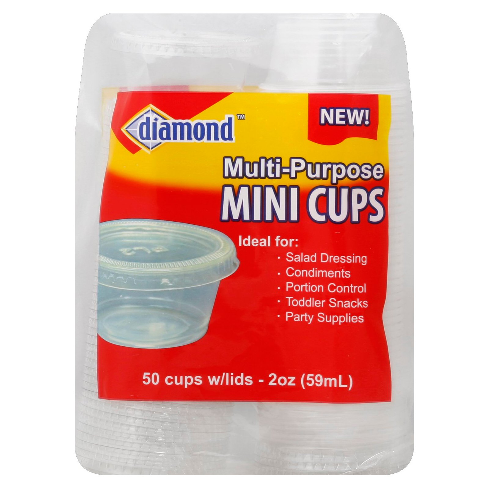 Diamond MultiPurpose 2 oz Plastic Mini Cups Shop Drinkware at HEB