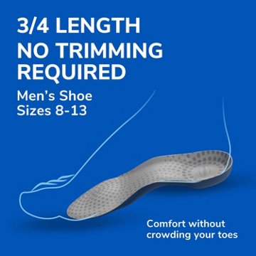 Dr. Scholl's Comfort Tri-Comfort Insoles, Men's Size 8-12, 1 pair