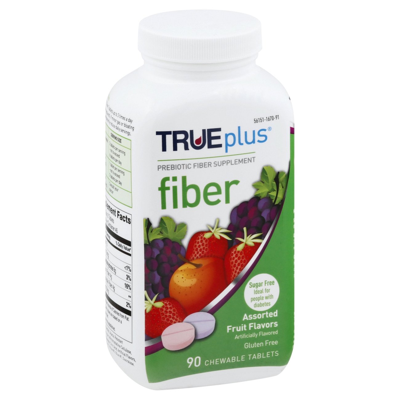 TRUEplus Fiber Chewable Tablets Shop Digestion & Nausea at HEB