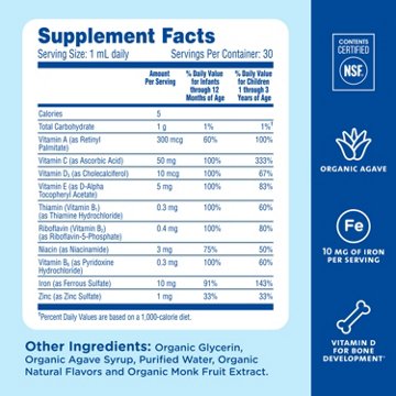 Mommy's Bliss Multivitamin + Iron Drops