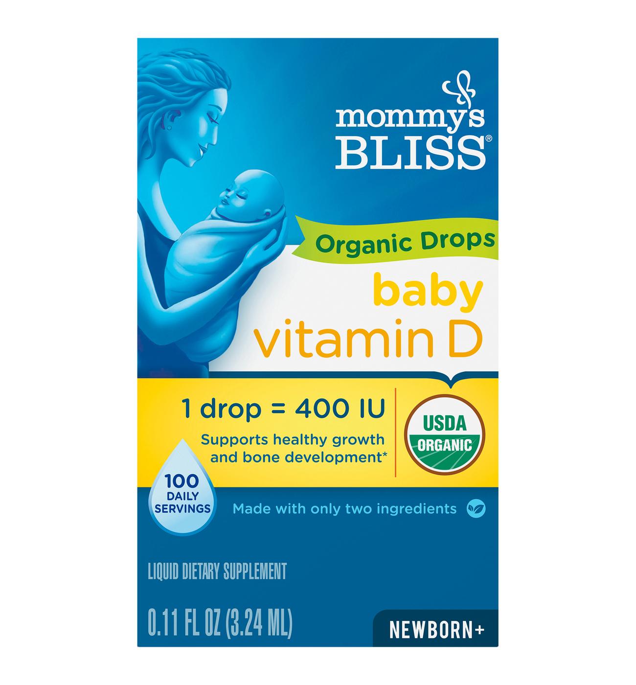 Mommy's Bliss Baby Vitamin D Organic Drops; image 1 of 2