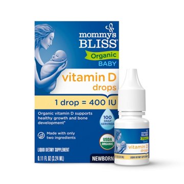 Mommy's Bliss Baby Vitamin D Organic Drops, 0.11 FL OZ