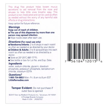 Little Remedies Saline Spray and Drops