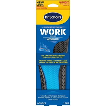 Dr. Scholl's Comfort & Energy Work Insoles with Massaging Gel - Women's 6-10