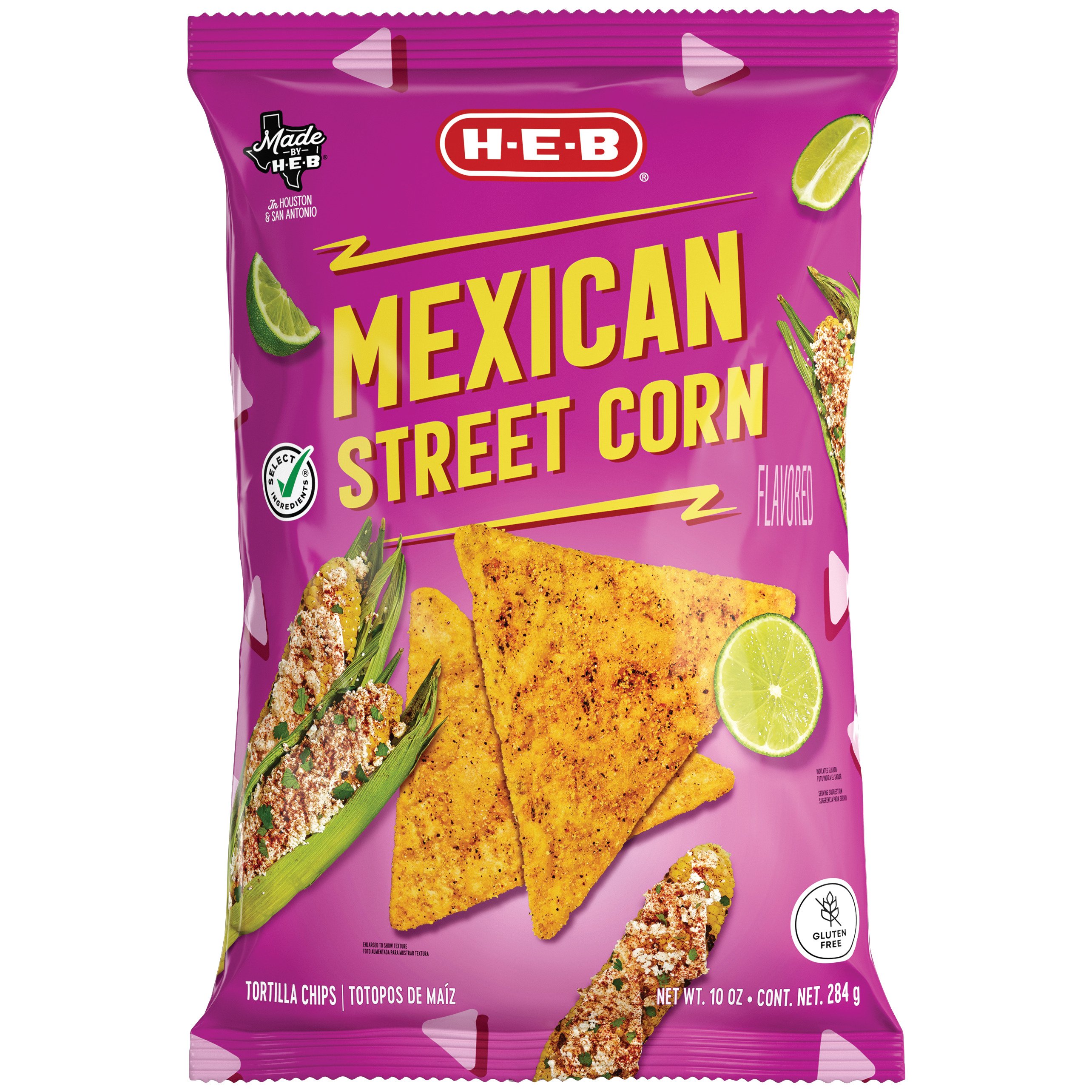 H-E-B Mexican Street Corn Flavored Tortilla Chips | Fig App