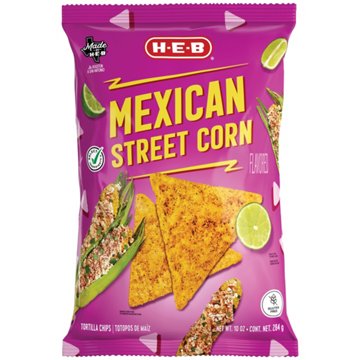 H-E-B Mexican Street Corn Flavored Tortilla Chips