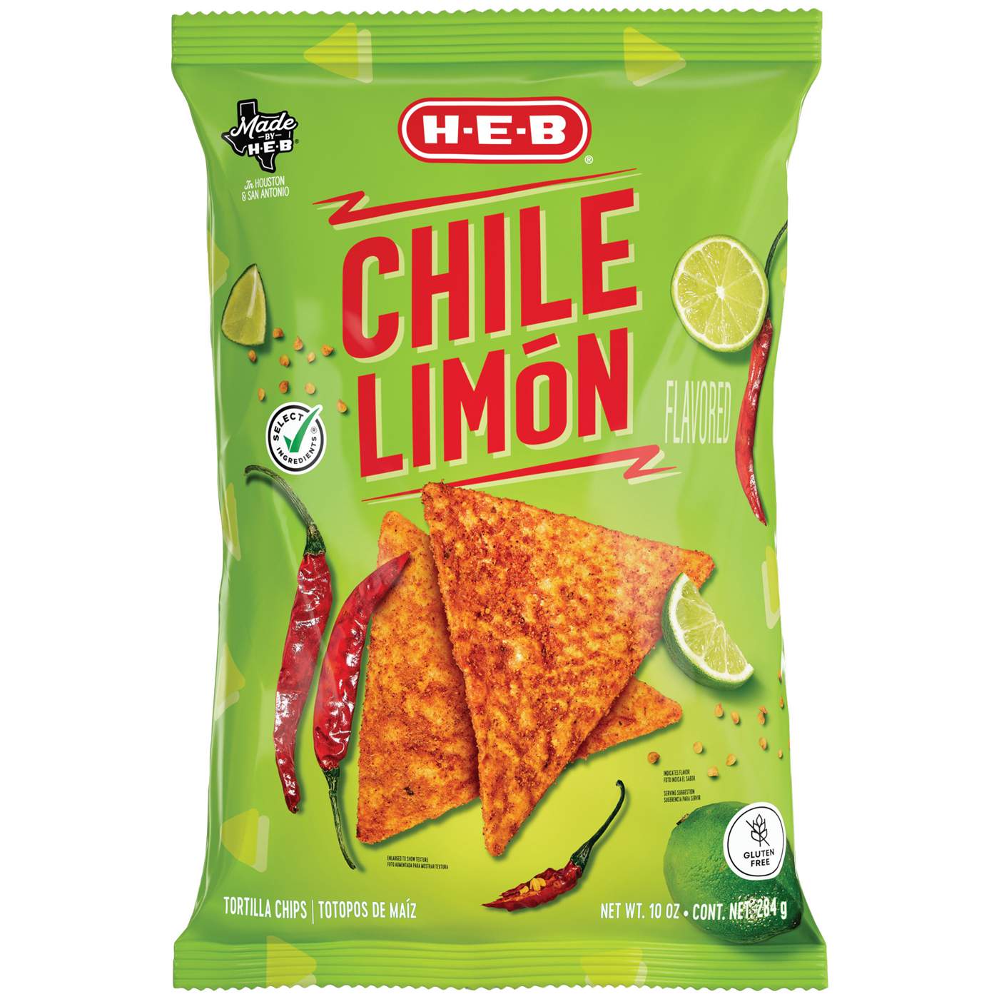 HEB Chile Limón Flavored Tortilla Chips Shop Chips at HEB