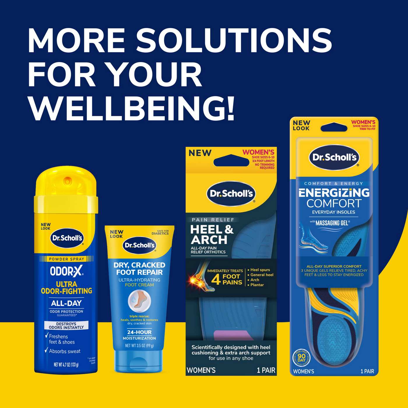 Dr. Scholl's Massaging Gel Heel Cushions Women's Size 6-10; image 7 of 9