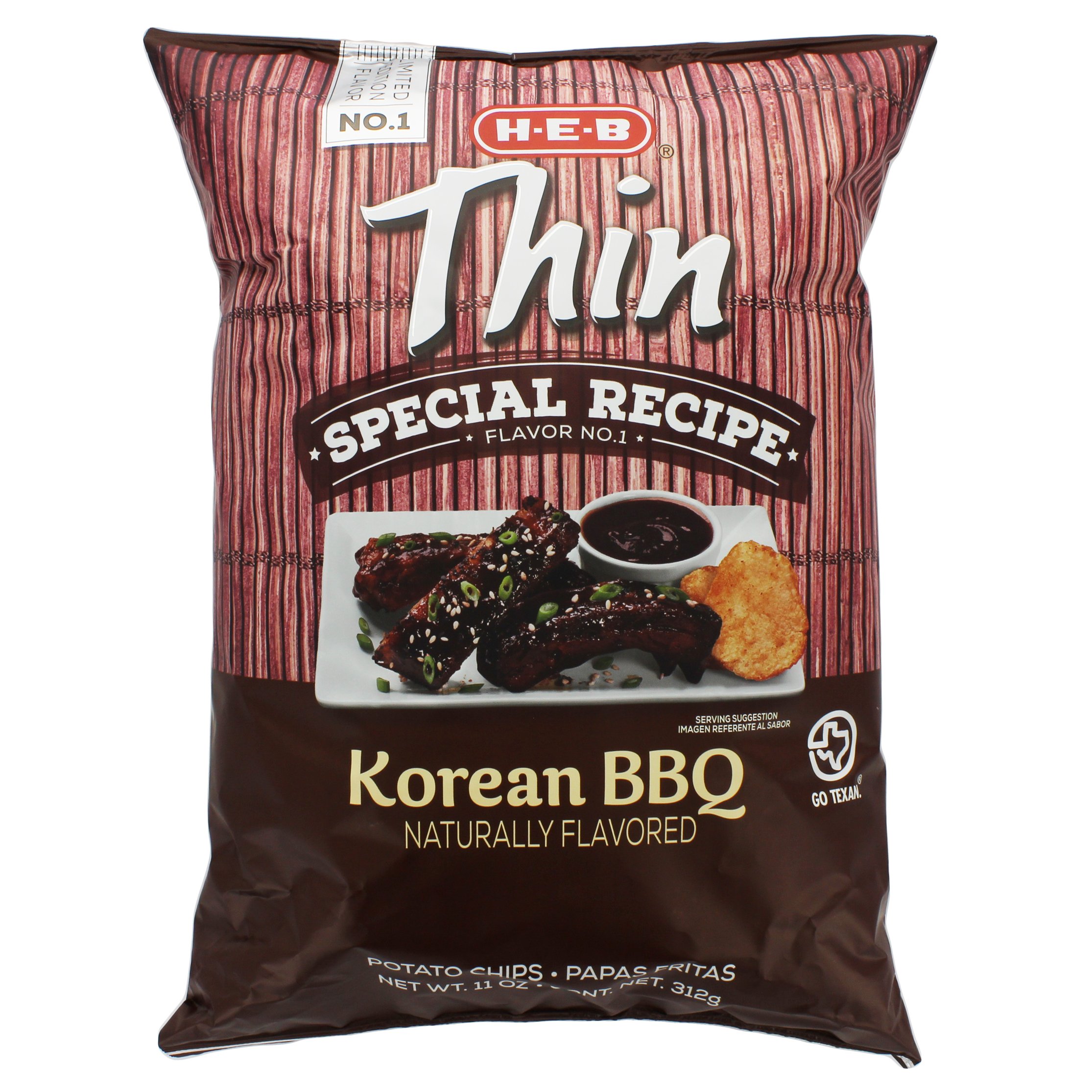 HEB Thin Special Recipe Korean BBQ Chips Shop Chips at HEB