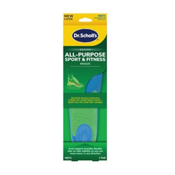 Dr. Scholl's All-Purpose Sport & Fitness Comfort Insoles, Men's, 1 Pair, Trim to Fit