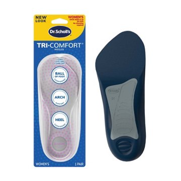 Dr. Scholl's Comfort Tri-Comfort Insoles, Women's Size 6-10, 1 pair